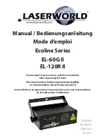 Laserworld EL-60G II Manual preview