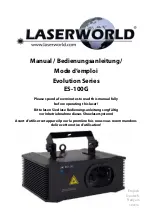 Laserworld Evolution Series Manual preview