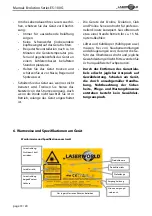 Preview for 13 page of Laserworld Evolution Series Manual