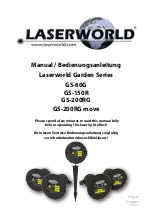 Preview for 1 page of Laserworld Garden Series Manual