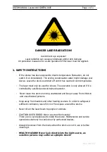 Preview for 2 page of Laserworld GREEN-300E User Manual