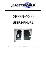 Laserworld GREEN-4000 User Manual preview