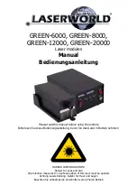 Laserworld GREEN-6000 Manual preview