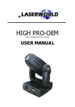 Laserworld HIGH PRO-OEM User Manual preview