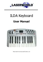 Laserworld ILDA Keyboard User Manual preview