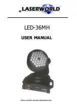 Laserworld LED-36MH User Manual preview