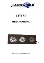 Laserworld LED-54 User Manual предпросмотр