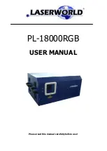 Laserworld PL-18000RGB User Manual preview