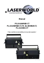 Laserworld PL-20.000RGB CT Manual preview