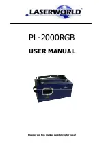 Laserworld PL-2000RGB User Manual preview