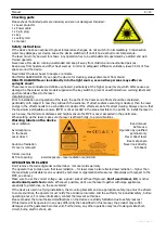 Preview for 2 page of Laserworld Pro-1200 G Manual