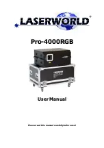 Laserworld Pro-4000RGB User Manual preview