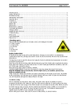 Preview for 2 page of Laserworld Pro-4000RGB User Manual