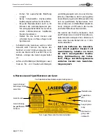 Предварительный просмотр 17 страницы Laserworld Proline PRO-800RGB Manual