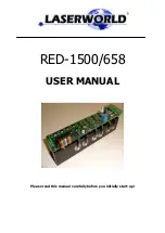 Предварительный просмотр 1 страницы Laserworld RED-1500/658 User Manual