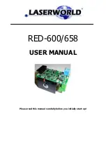 Предварительный просмотр 1 страницы Laserworld RED-600/658 User Manual