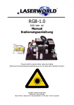 Предварительный просмотр 1 страницы Laserworld RGB-1.0 Manual