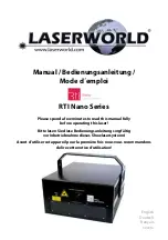 Laserworld RTI Nano Series Manual preview