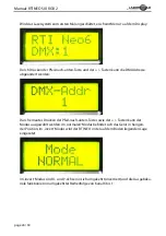 Preview for 24 page of Laserworld RTI NEO SIX RGB 2 Manual