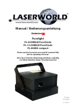 Preview for 1 page of Laserworld SwissLas Purelight PL-13.000RGB Pure Diode Manual