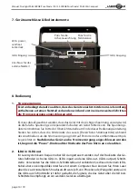 Preview for 14 page of Laserworld SwissLas Purelight PL-13.000RGB Pure Diode Manual