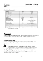 Предварительный просмотр 14 страницы Laski ATR 90 Operating Instructions Manual