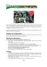 Предварительный просмотр 24 страницы Laski FZ560 T-M Operating Instructions Manual