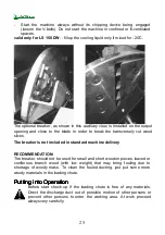 Preview for 25 page of Laski LS 150 D Operating Instructions Manual