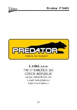 Preview for 59 page of Laski Predator Operating Instructions Manual