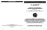 Preview for 6 page of Lasko 1827C Manual