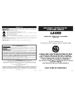 Предварительный просмотр 1 страницы Lasko 2534 Operating Manual