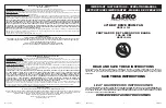 Lasko 3244 Instructions preview