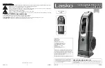 Preview for 1 page of Lasko 4924M Instruction Manual