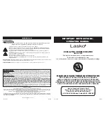 Preview for 1 page of Lasko 5409 Important Instructions & Operating Manual