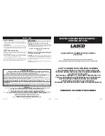 Preview for 4 page of Lasko 5800 Operating Manual