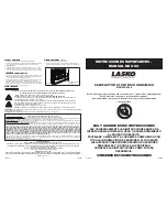 Preview for 4 page of Lasko 5848 Important Instructions & Operating Manual