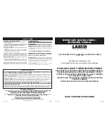 Preview for 1 page of Lasko 5900 Operating Manual