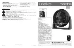 Предварительный просмотр 1 страницы Lasko Air Flexor Instruction Manual