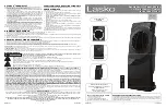 Preview for 1 page of Lasko CC23630 Instruction Manual