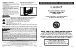 Preview for 1 page of Lasko CC24841 Operating Manual