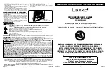 Предварительный просмотр 1 страницы Lasko CC24842 Operating Manual