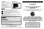 Preview for 4 page of Lasko CC24842 Operating Manual