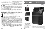 Preview for 4 page of Lasko CC24920 Instruction Manual