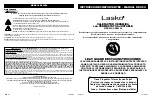 Preview for 4 page of Lasko CD09250 Operating Manual