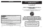 Preview for 6 page of Lasko CT22766 Important Instructions & Operating Manual