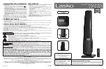 Preview for 1 page of Lasko CT32955 Instruction Manual