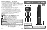 Preview for 4 page of Lasko CT32955 Instruction Manual