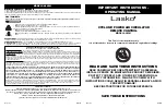 Preview for 1 page of Lasko CYCLONE A20561 Operating Manual