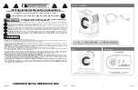 Предварительный просмотр 3 страницы Lasko D300 Instruction Manual