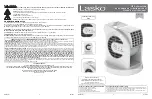 Предварительный просмотр 4 страницы Lasko D300 Instruction Manual